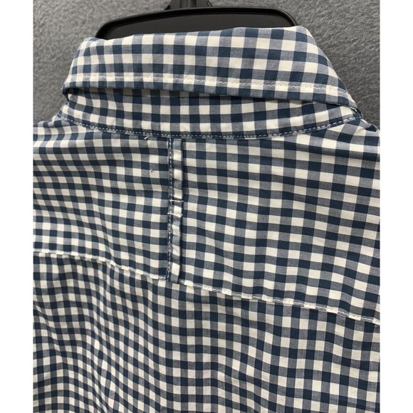 Banana Republic Button Down Shirt Mens Size Small Slim Fit Teal Long Sleeve 2015 - Picture 12 of 16